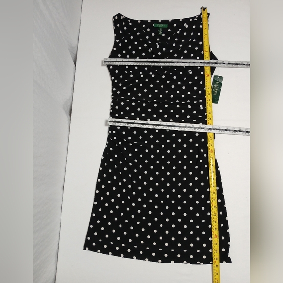 Lauren Ralph Lauren Sleeveless Lined Midi Dress. Size 14 NWT - Picture 4 of 9